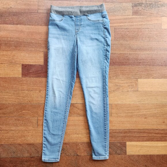No Boundaries Juniors Light Wash Pull On Skinny Jeans Size Small (3-5) - Picture 3 of 13